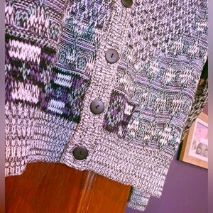 NWOT: RARE Sweater Graphix Cardigan